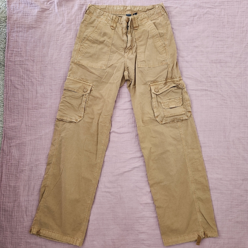 American Eagle Outfitters Men's Brown Cargo Pants